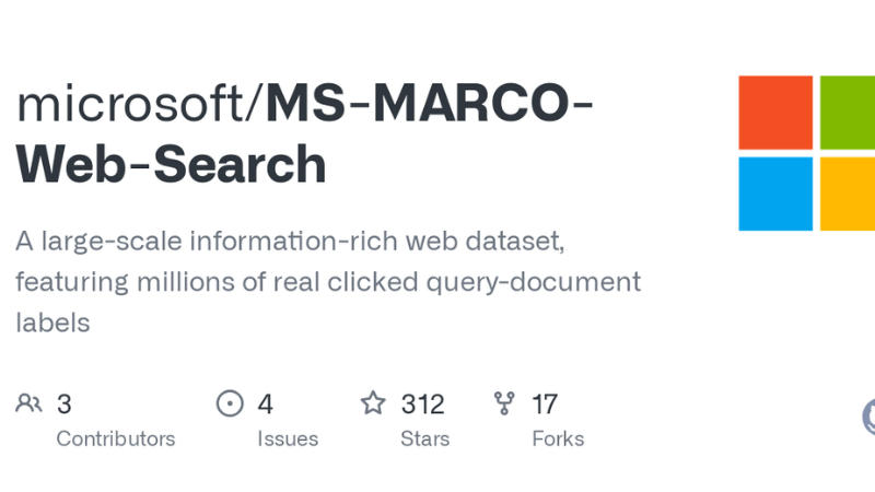 MS MARCO data